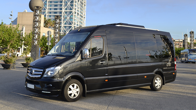 rent a minibus with driver in barcelona